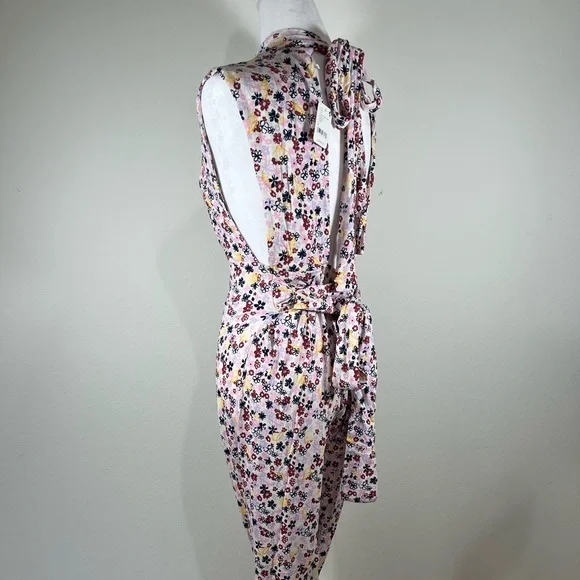 NWT Free People Vibe Check Tie Waist Jumpsuit